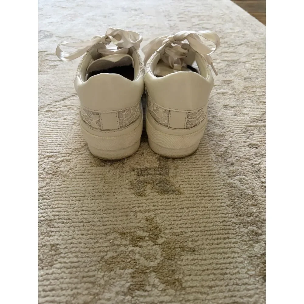Dolce Vita Lace Ribbon Wedding Sneakers - Picture 4 of 6